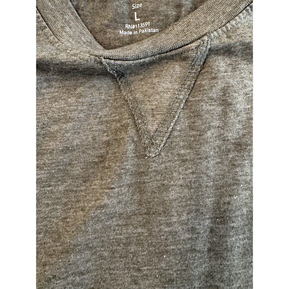 Jackson Hole Men's Long Sleeve T-shirt Basic Large Gray Classic Casual - Picture 6 of 7